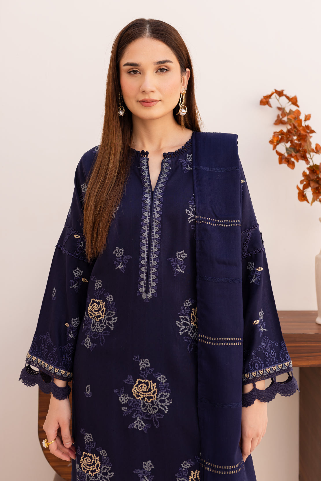 3 PIECE - PREMIUM EMBROIDERED WOOL - 5001