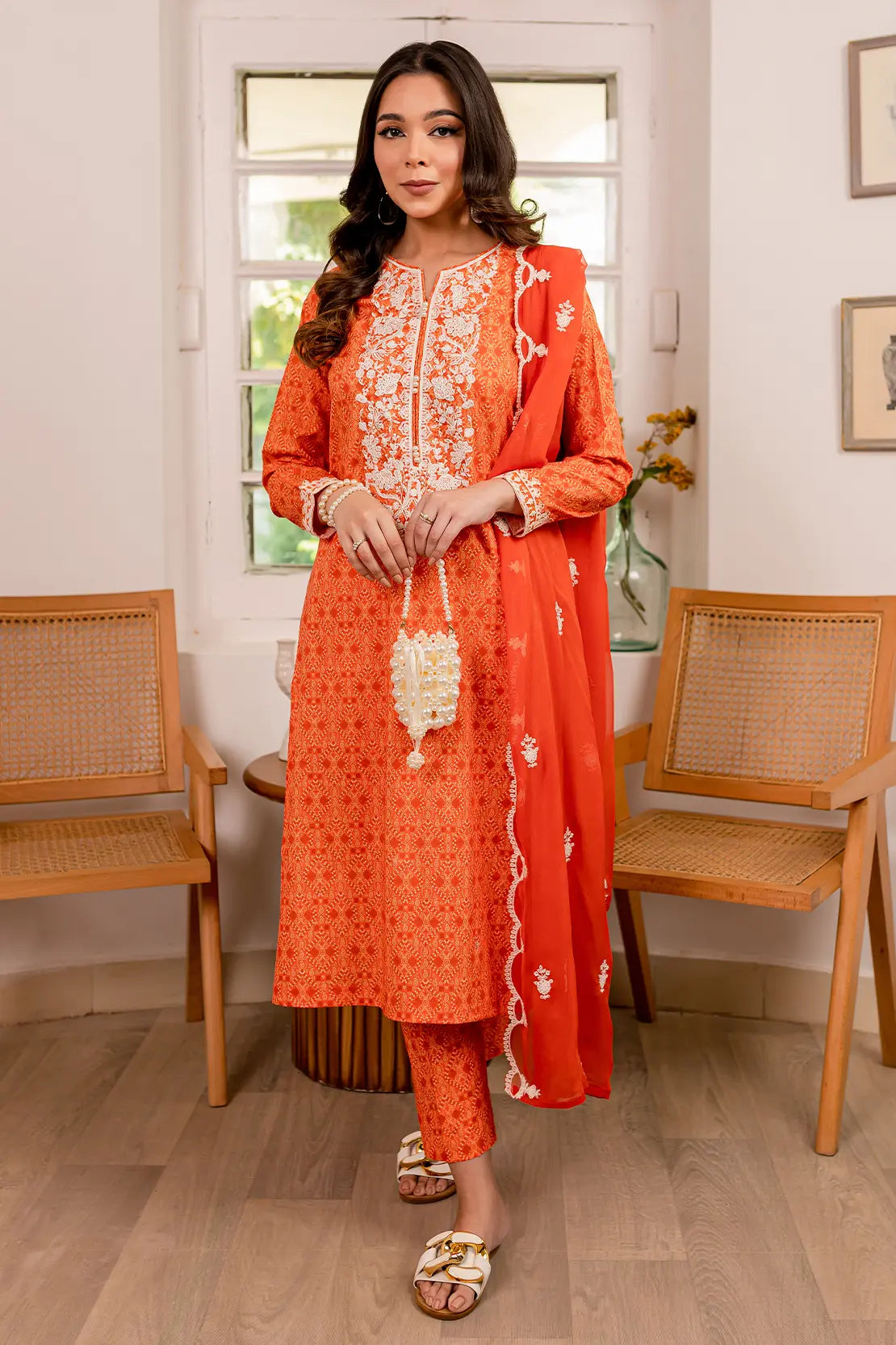 3 Piece - Luxury Embroidered Cambric - 8112