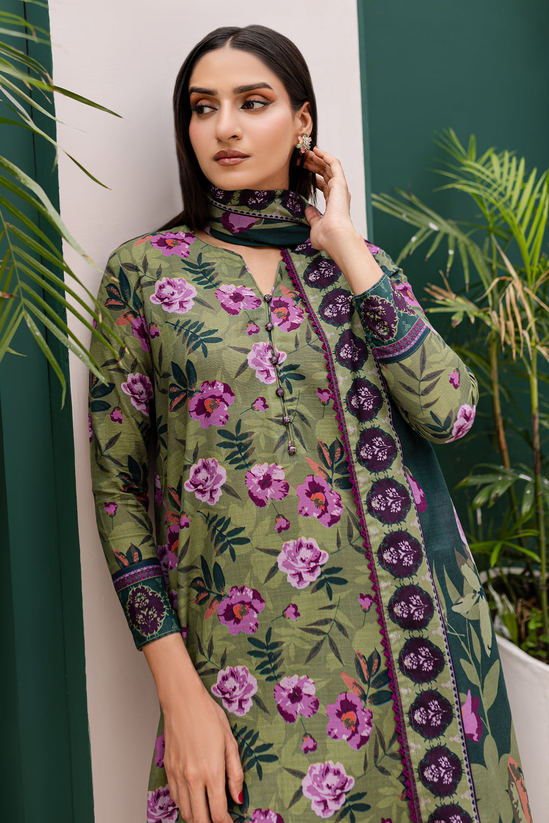 3 PIECE - PREMIUM PRINTED KHADDAR - 9317