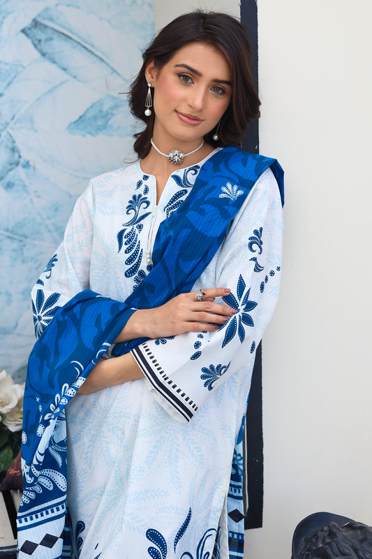 3 PIECE - DIGITALLY PRINTED LAWN - 530