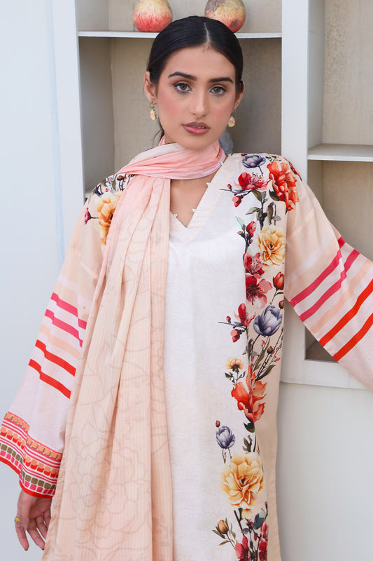 3 PIECE - DIGITALLY PRINTED LAWN - 525