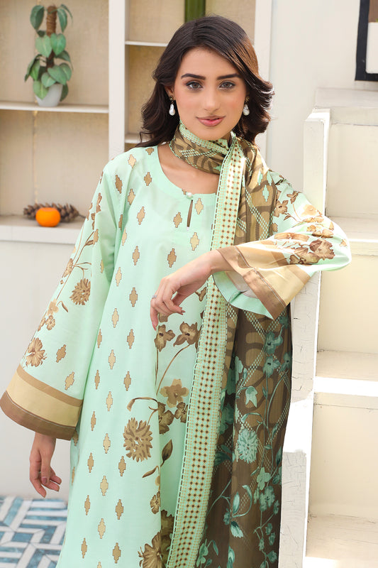3 PIECE - DIGITALLY PRINTED LAWN - 528