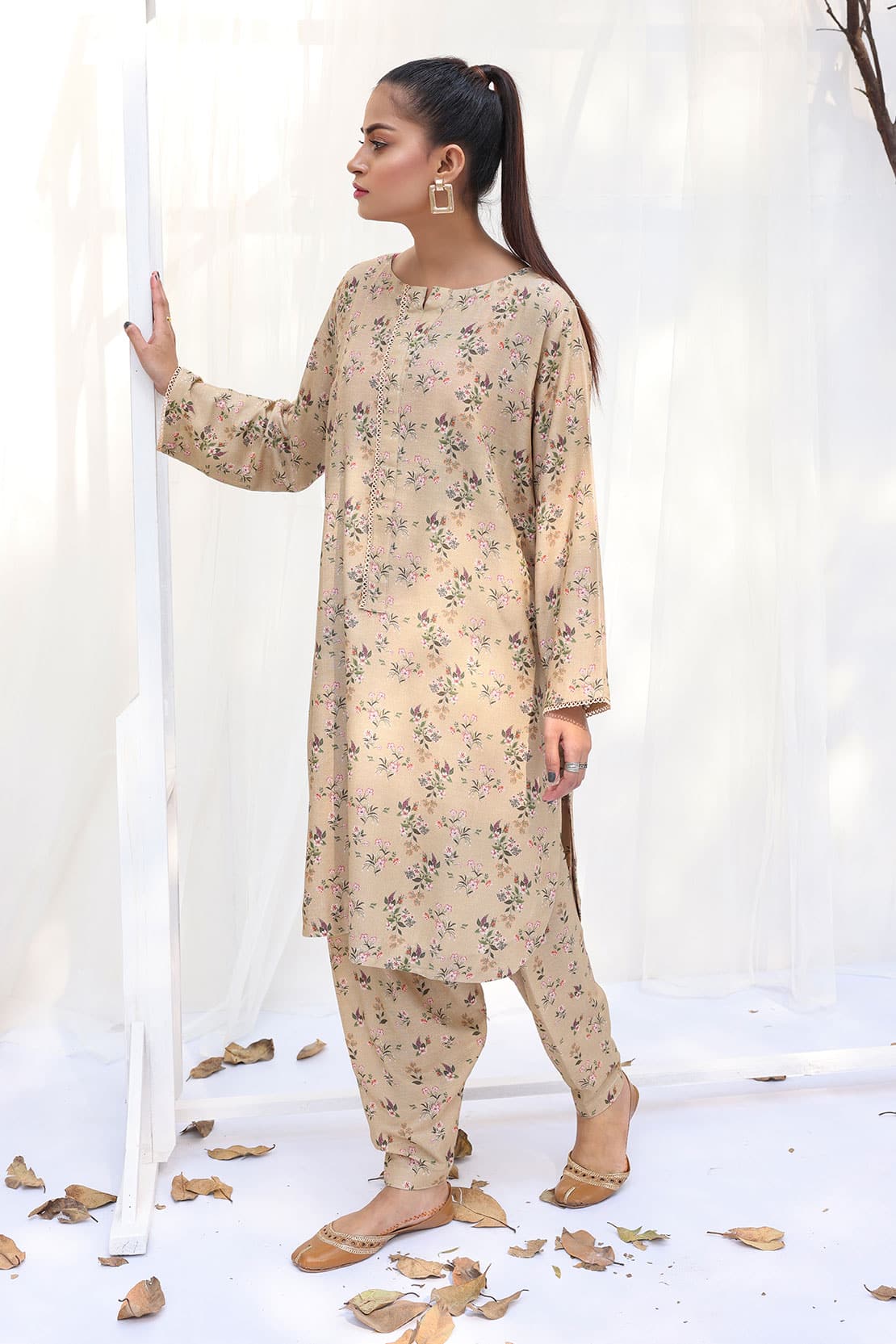 2 Piece - CEREN Digitally Printed Karandi 7255