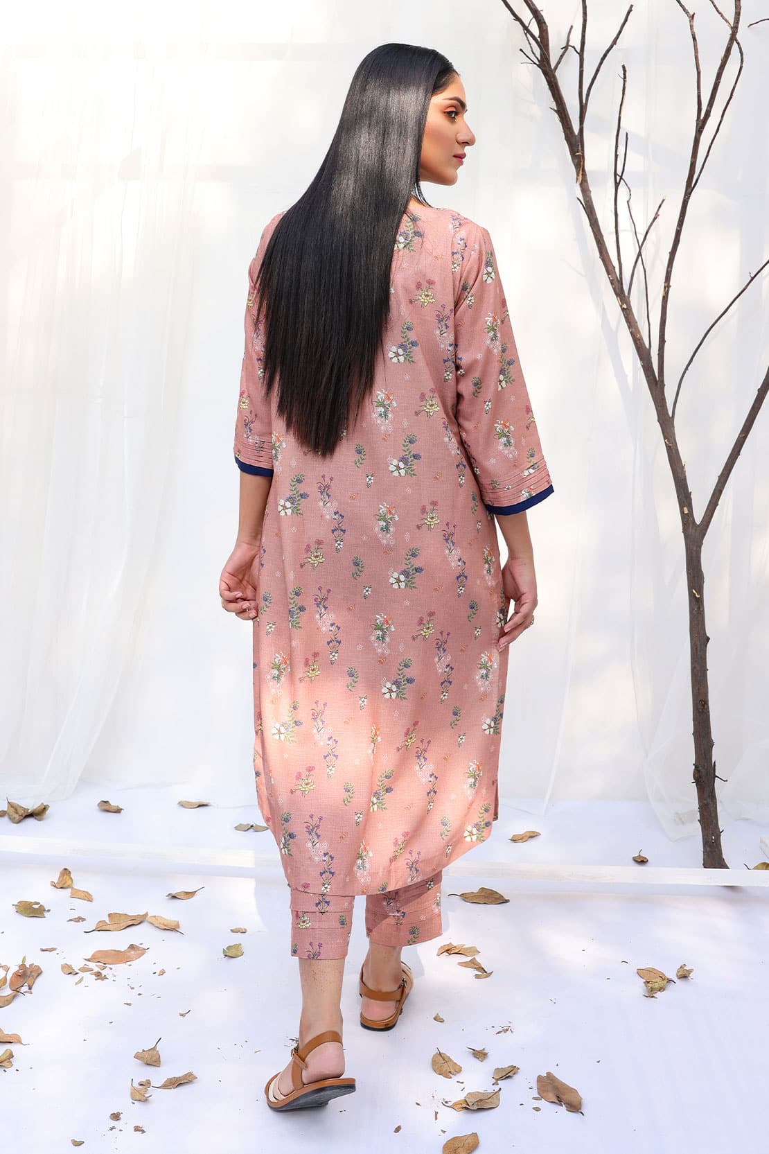 2 Piece - CEREN Digitally Printed Karandi 7257