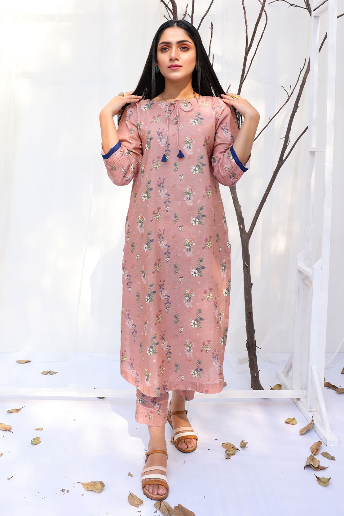 2 Piece - CEREN Digitally Printed Karandi 7257