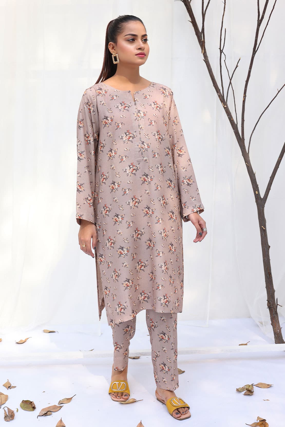 2 Piece - CEREN Digitally Printed Karandi 7258