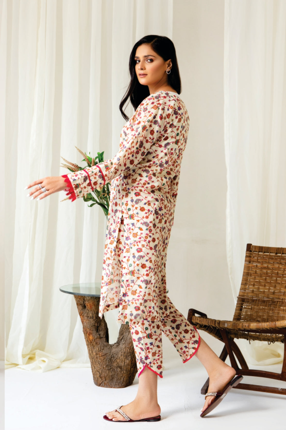 2 Piece -  Myra Digitally Printed Lawn - 8080