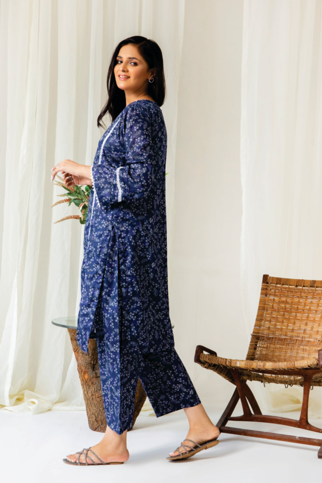 2 Piece - Myra Digitally Printed Lawn - 8071