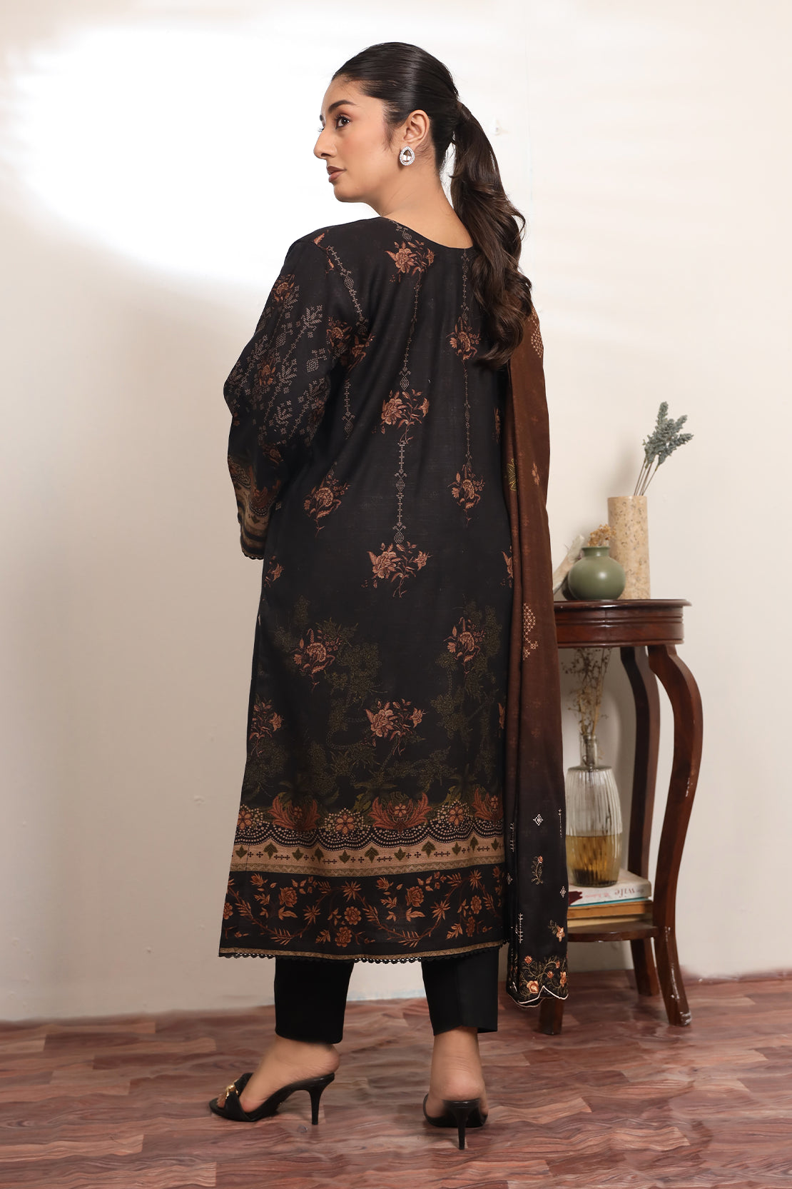 3 PIECE - EMBROIDERED DHANAK - 71