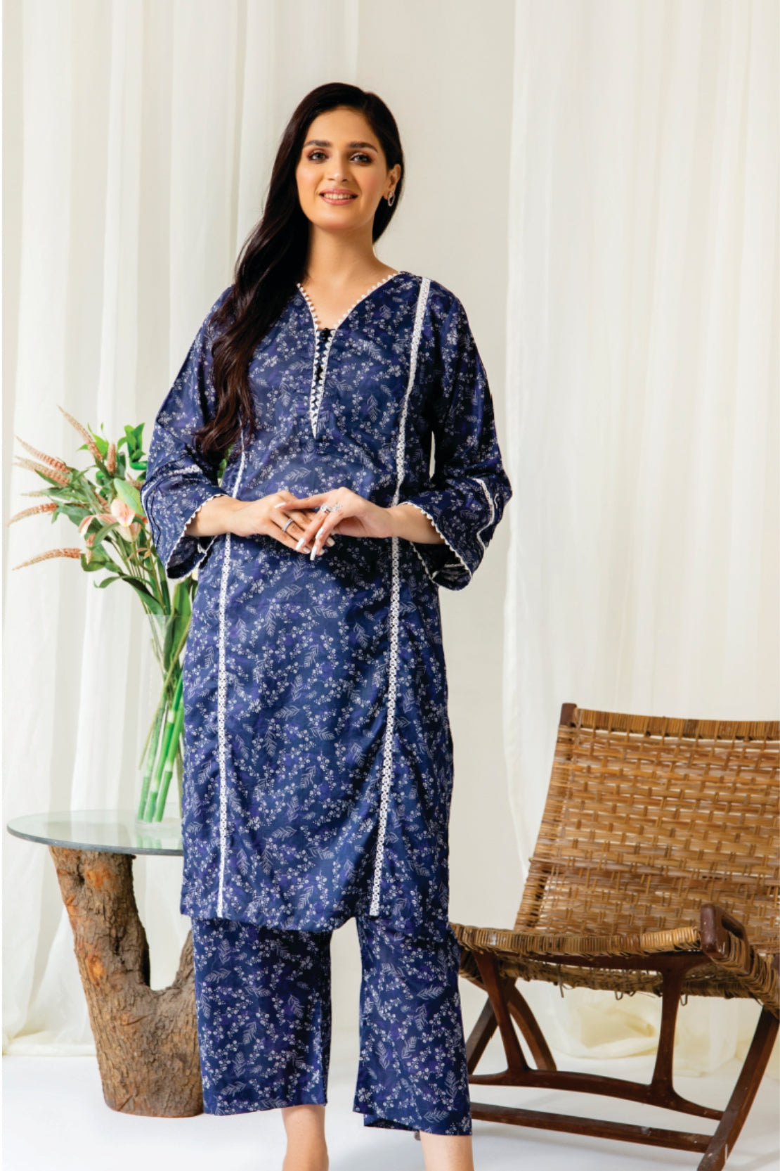 2 Piece - Myra Digitally Printed Lawn - 8071