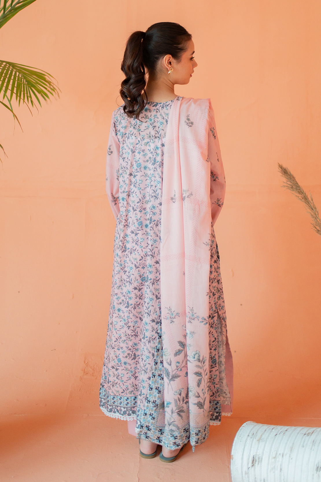 3 Piece Digitally Printed Lawn - 9014