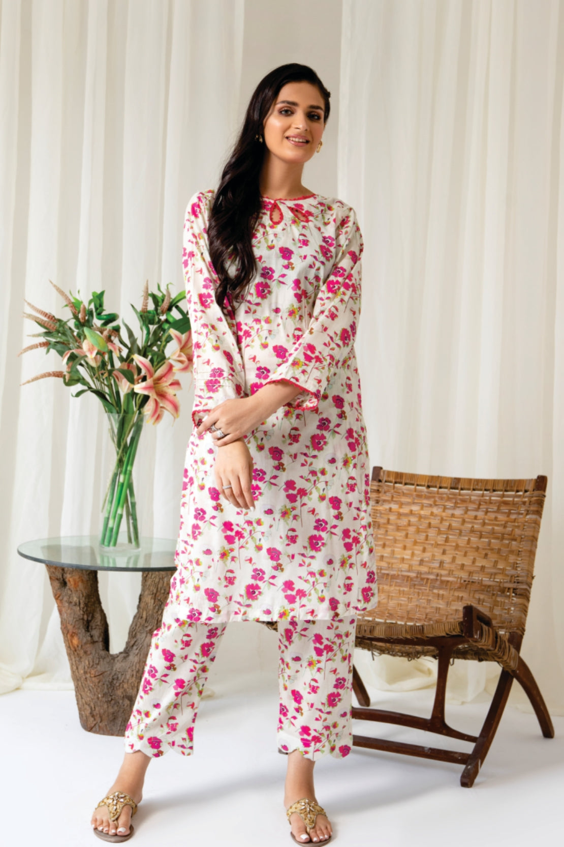 2 Piece -  Myra Digitally Printed Lawn - 8075