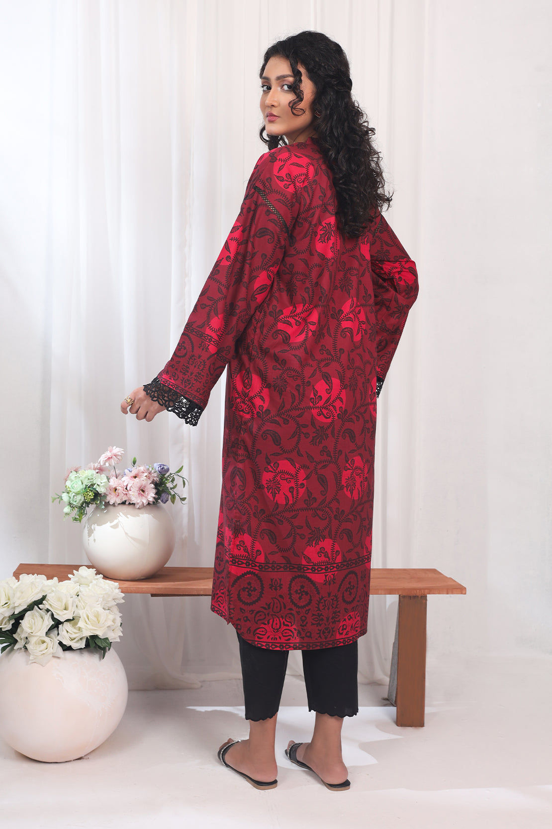 1 Piece - Digitally Printed Lawn - 8756
