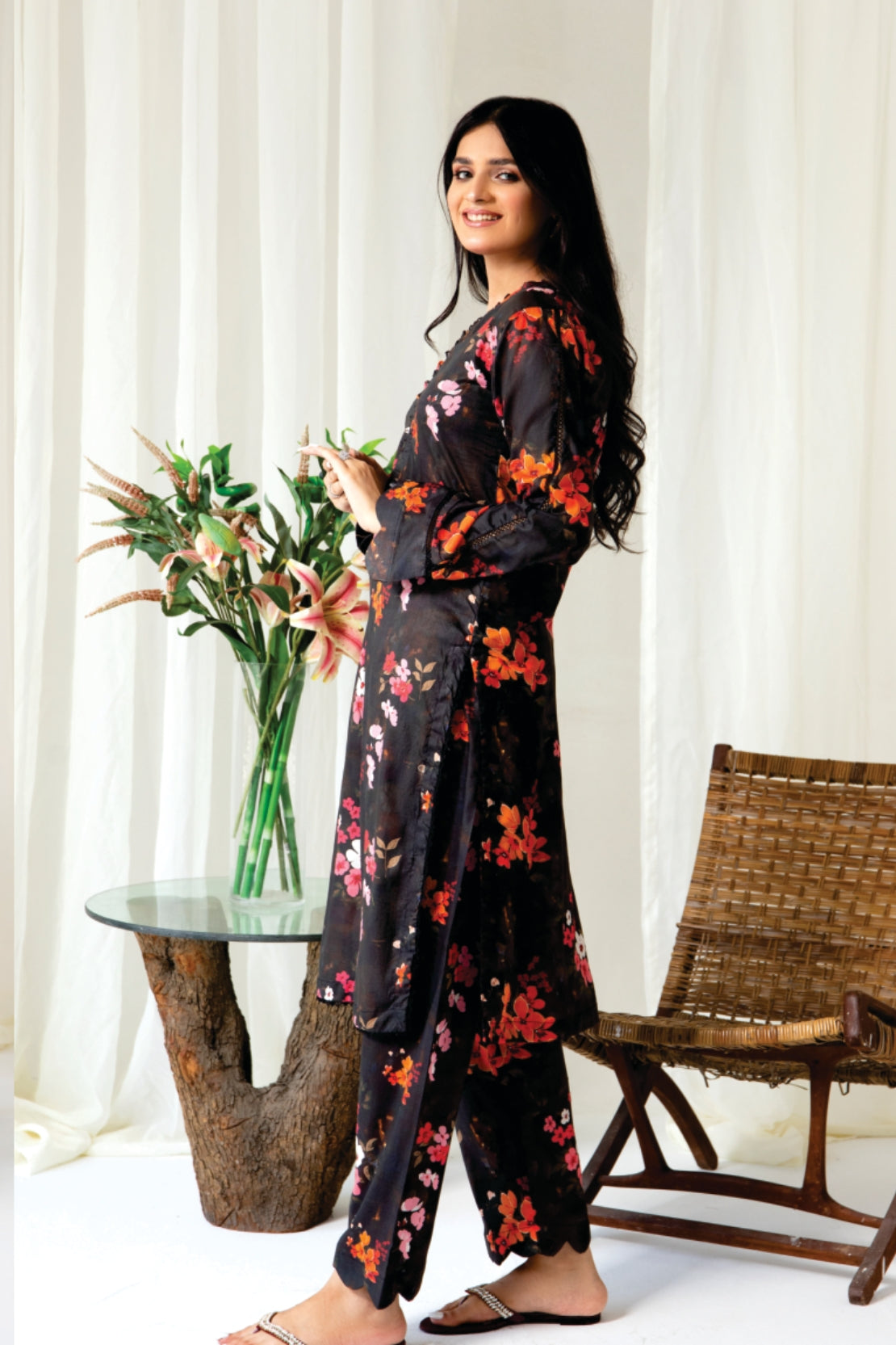 2 Piece - Myra Digitally Printed Lawn - 8076