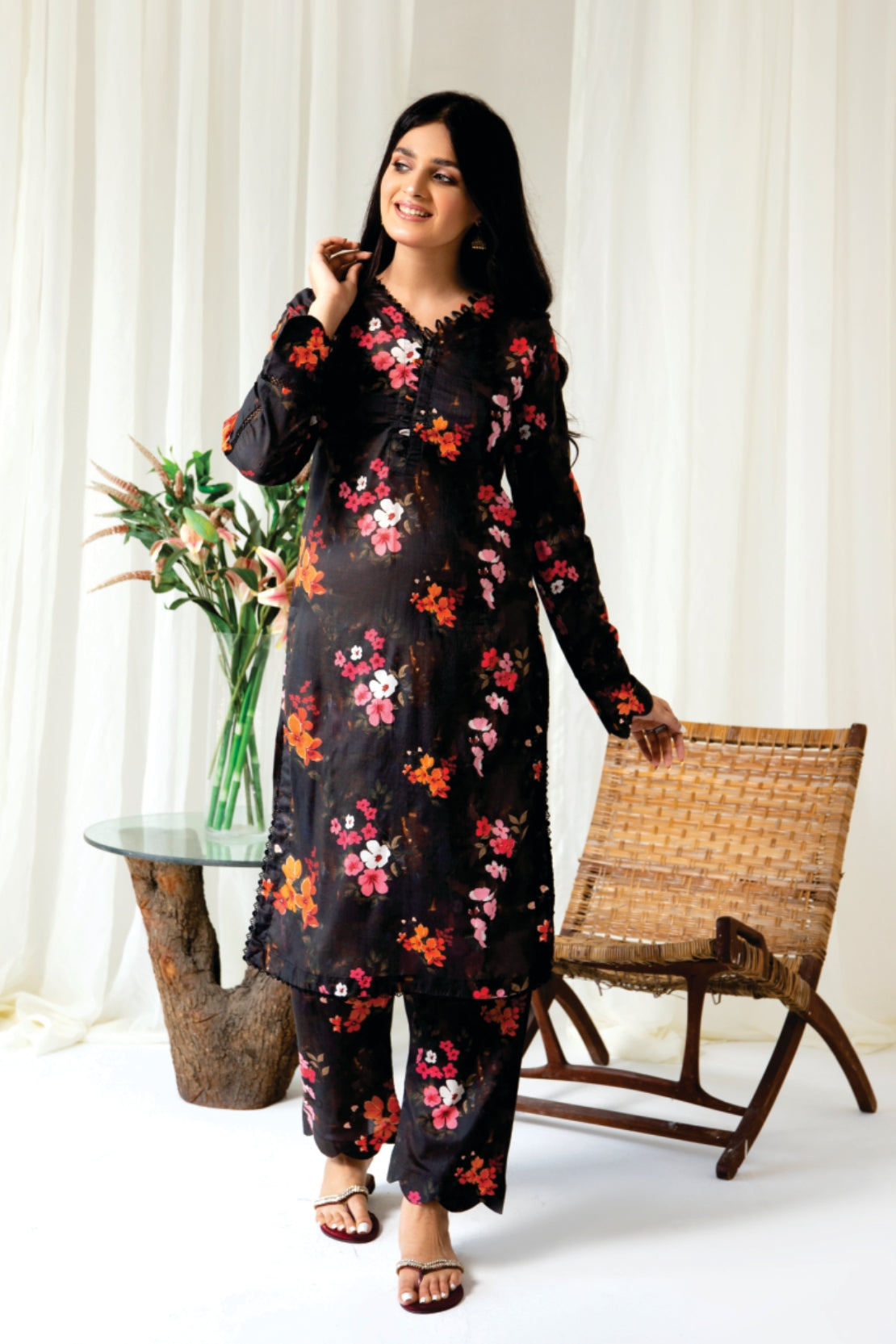 2 Piece - Myra Digitally Printed Lawn - 8076
