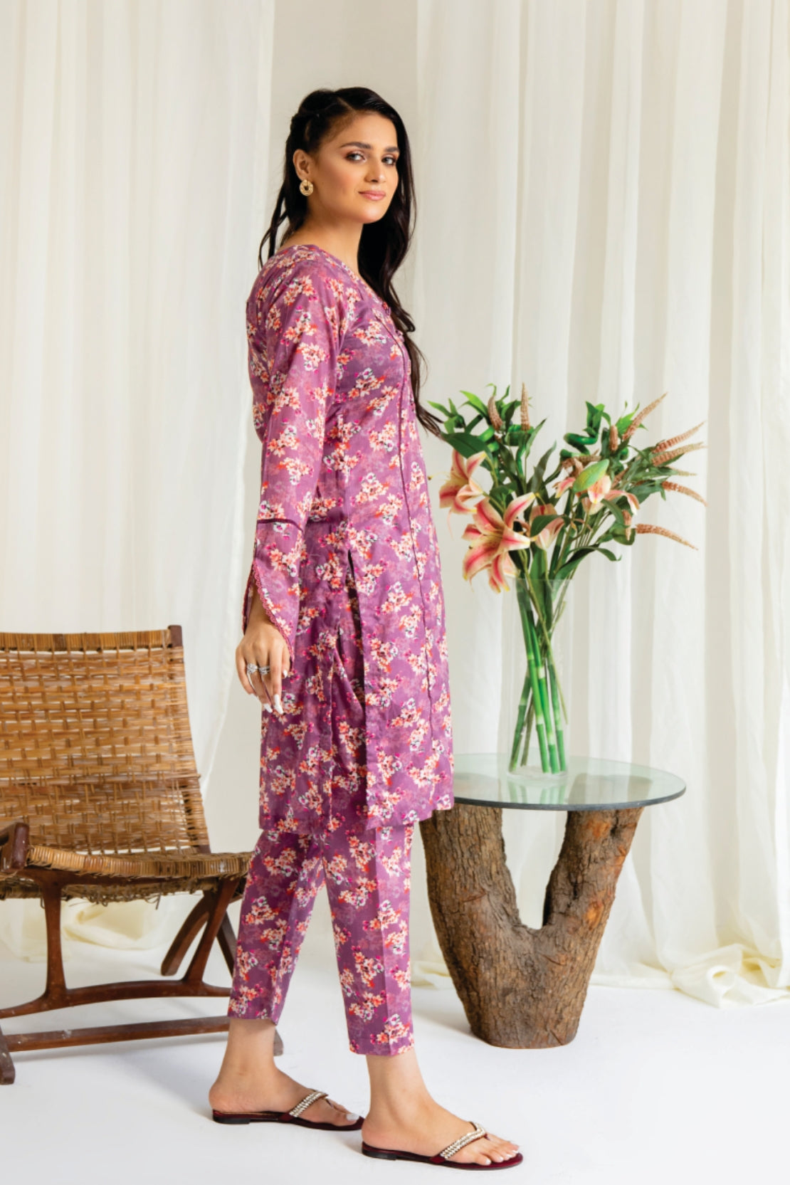 2 Piece -  Myra Digitally Printed Lawn - 8077