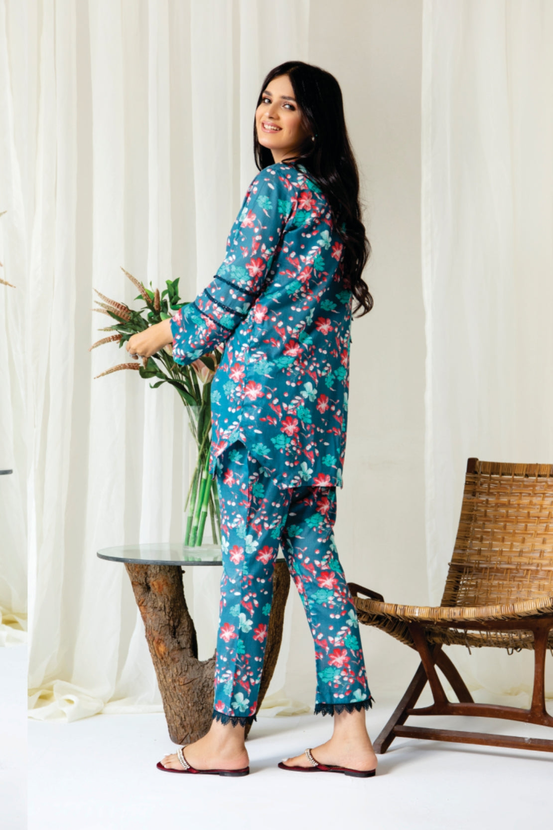 2 Piece -  Myra Digitally Printed Lawn - 8078