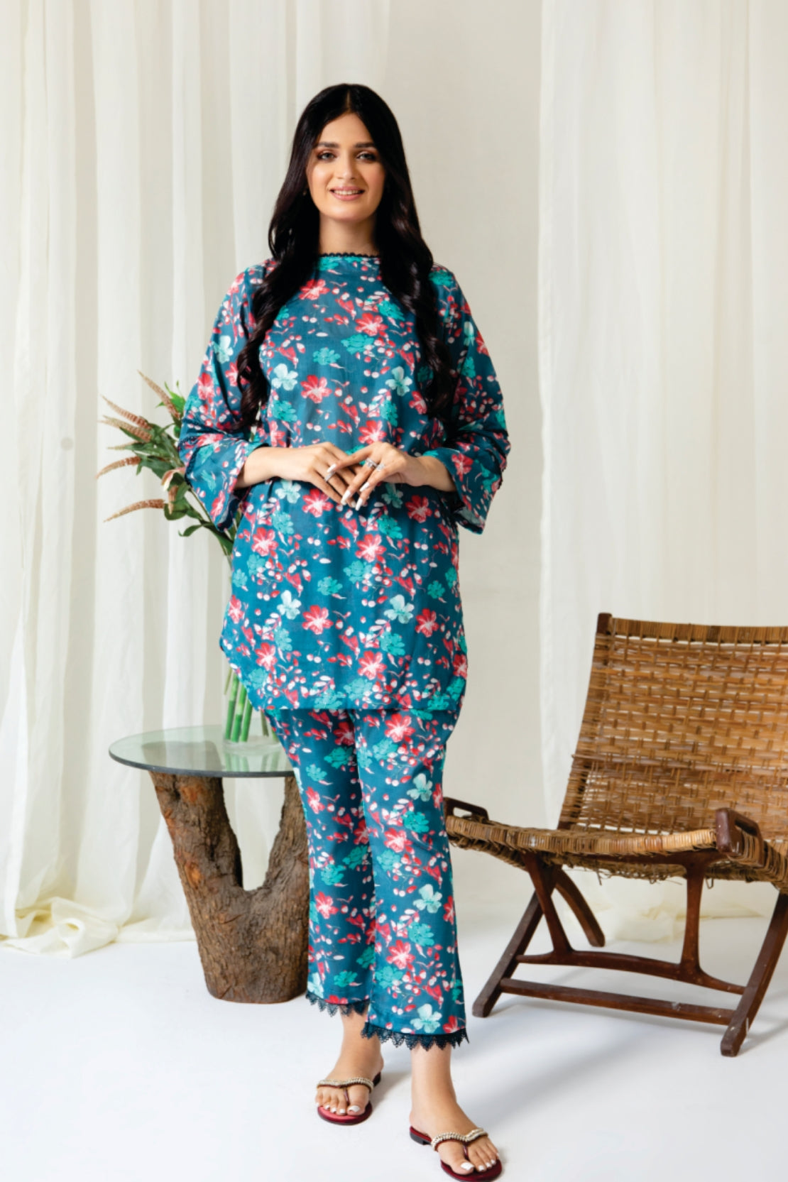 2 Piece -  Myra Digitally Printed Lawn - 8078