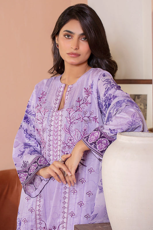 3 PIECE - PREMIUM EMBROIDERED LAWN - 9144