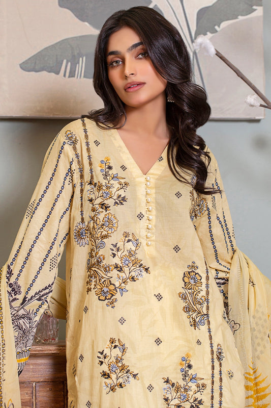 3 PIECE - PREMIUM EMBROIDERED LAWN - 9147