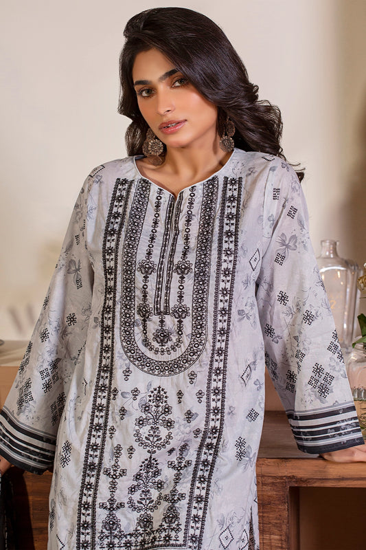 3 PIECE - PREMIUM EMBROIDERED LAWN - 9148