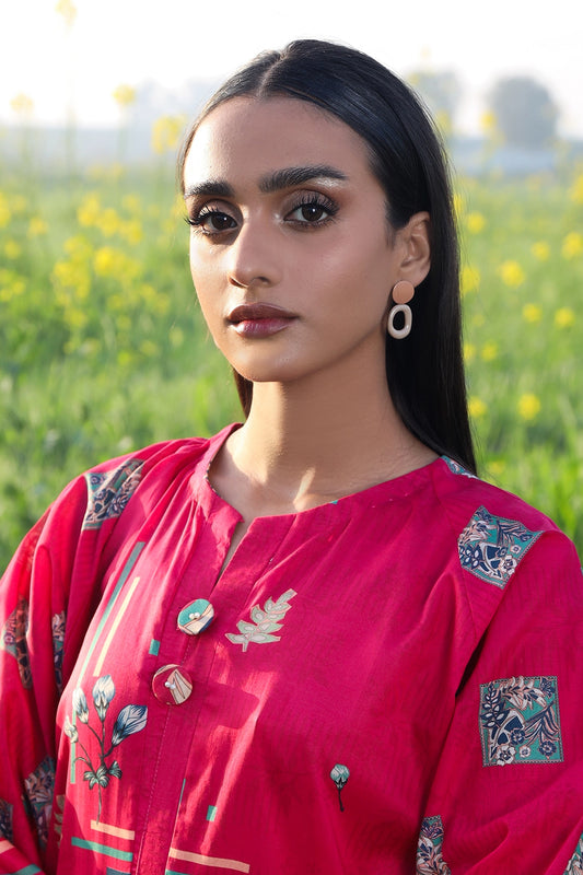 1 Piece - Digitally Printed Lawn - 8827