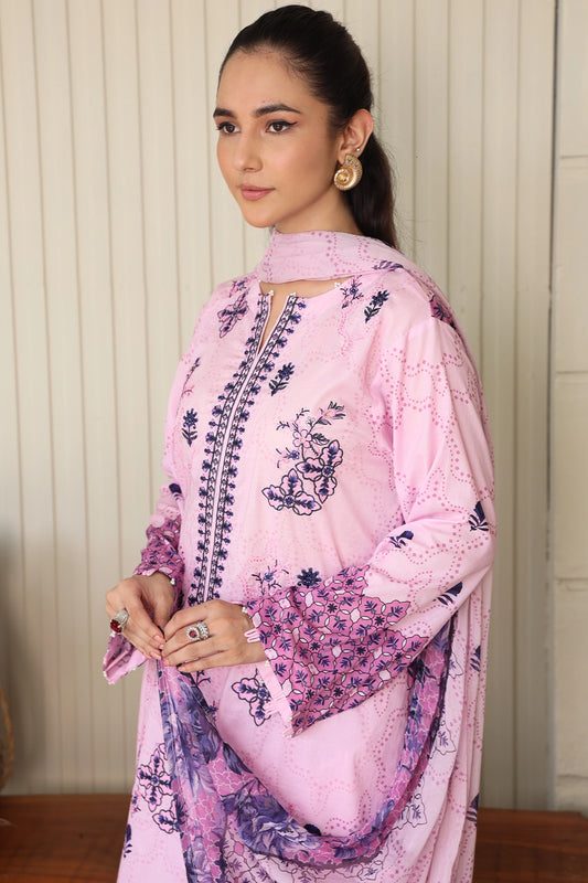 3 PIECE - PREMIUM EMBROIDERED LAWN - 9131