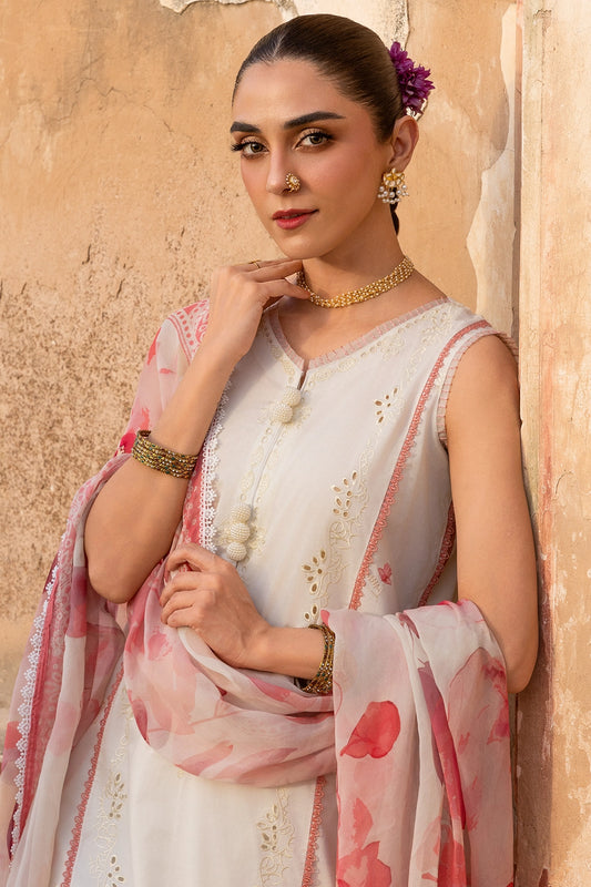 3 Piece - Premium Embroidered Luxury Lawn - 576