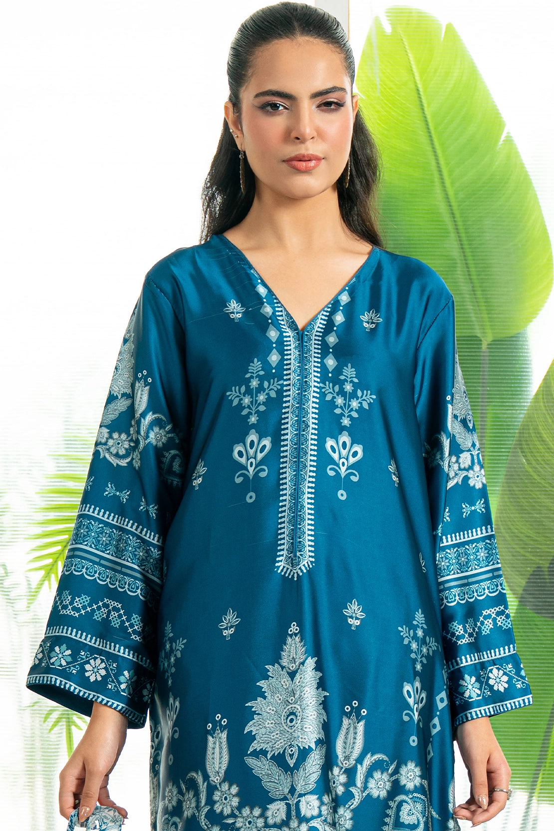 3 Piece - Digitally Printed Silk - 1005