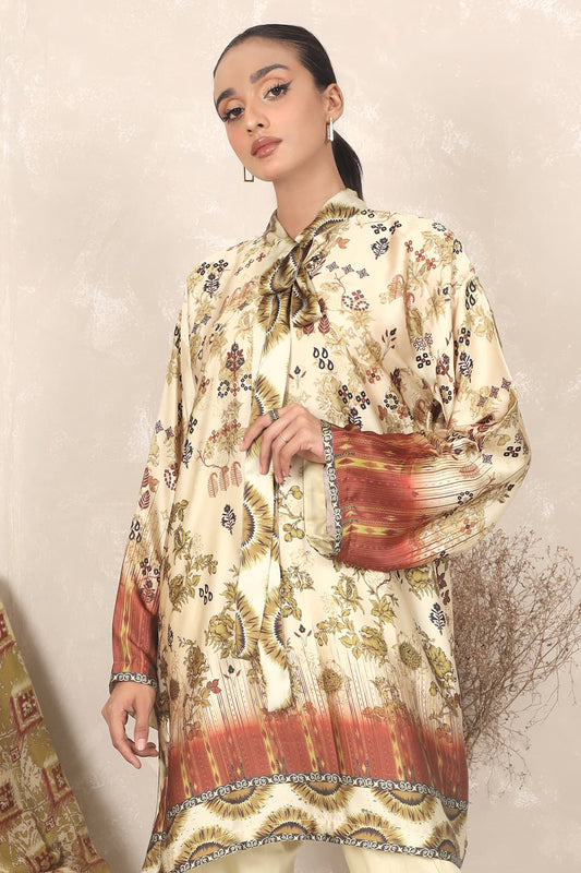 3 Piece – Printed Luxury Silk – 8104