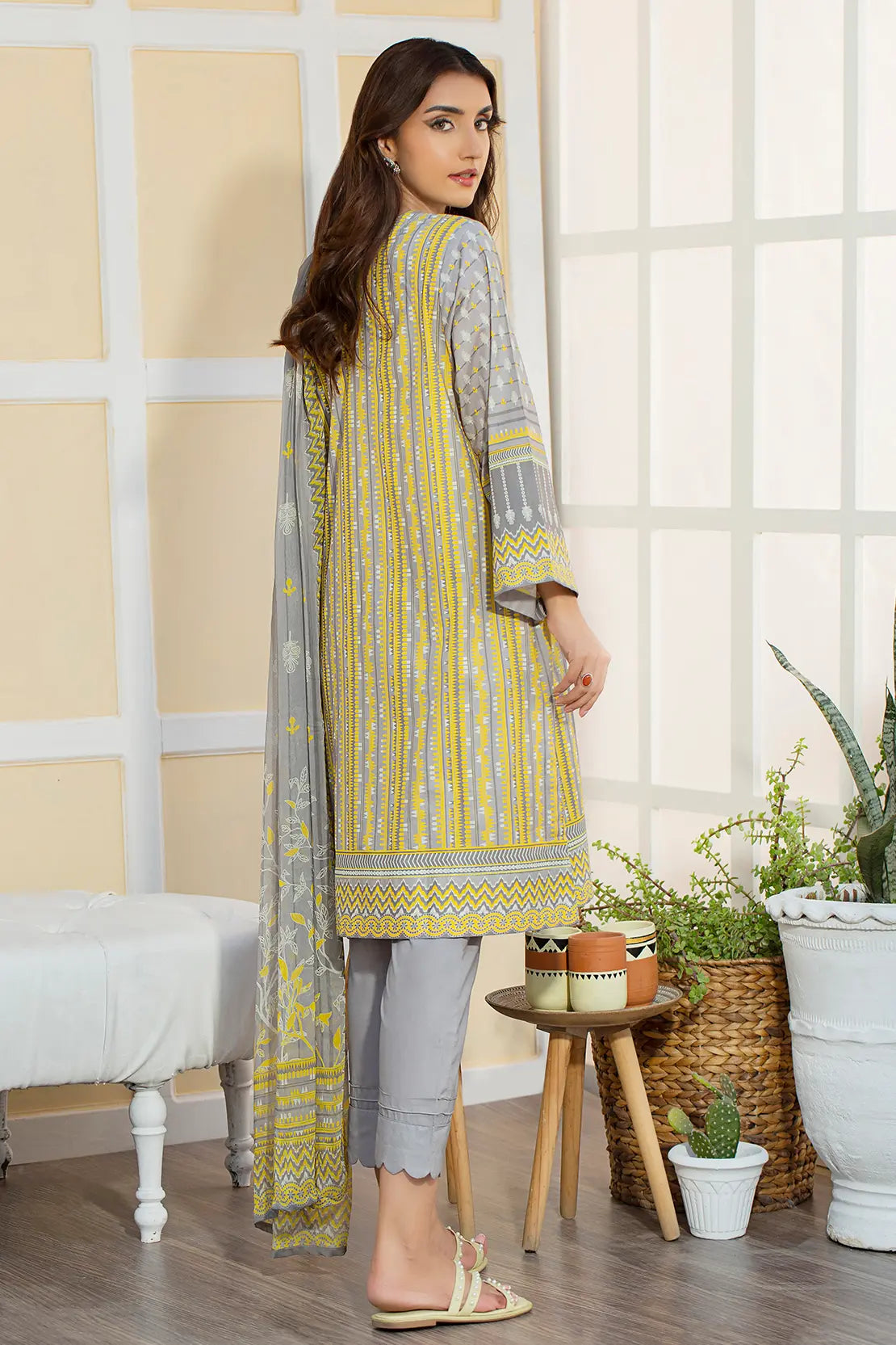 3 Piece - Luxury Printed Cambric - 8122