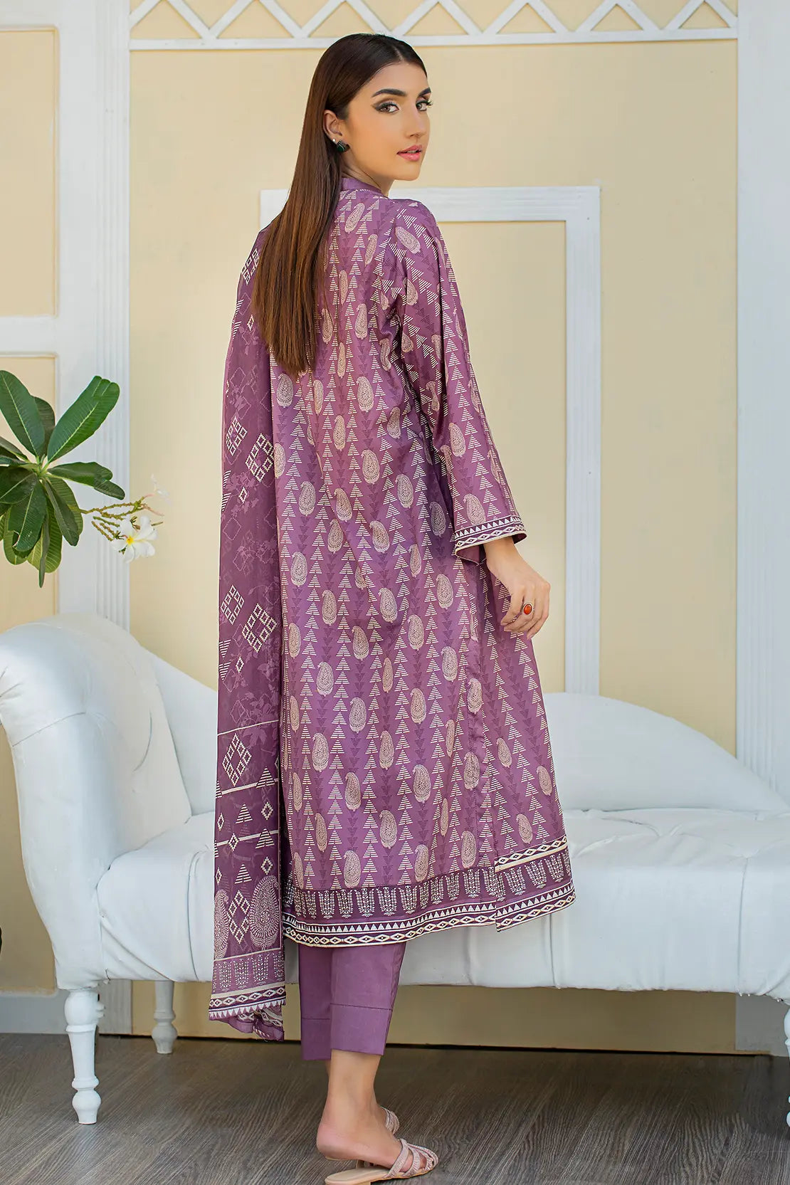 3 Piece - Luxury Printed Cambric - 8125