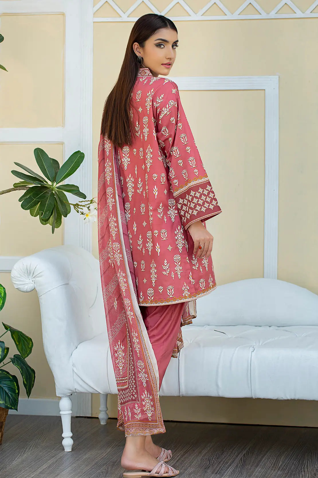 3 Piece - Luxury Printed Cambric - 8127