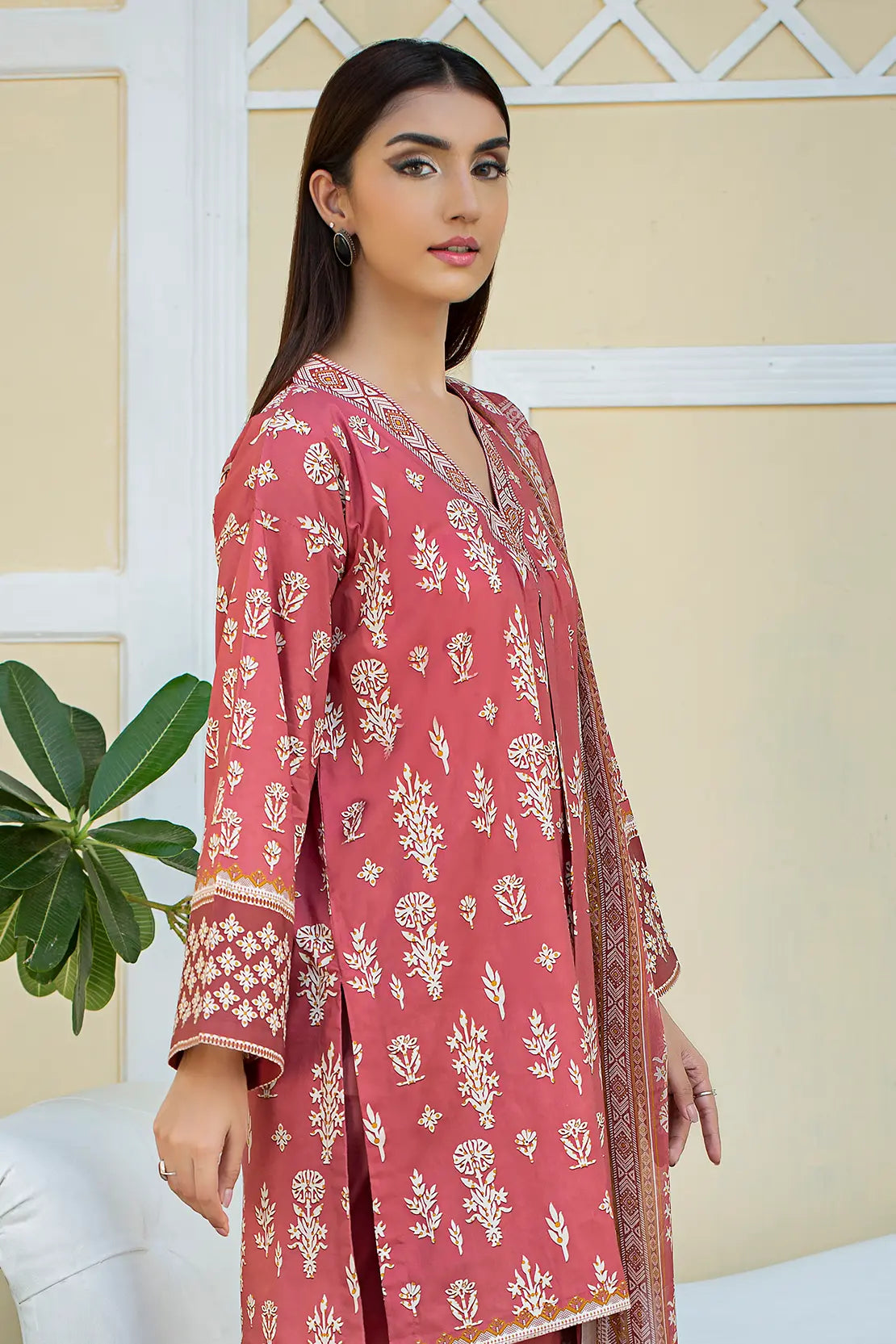 3 Piece - Luxury Printed Cambric - 8127
