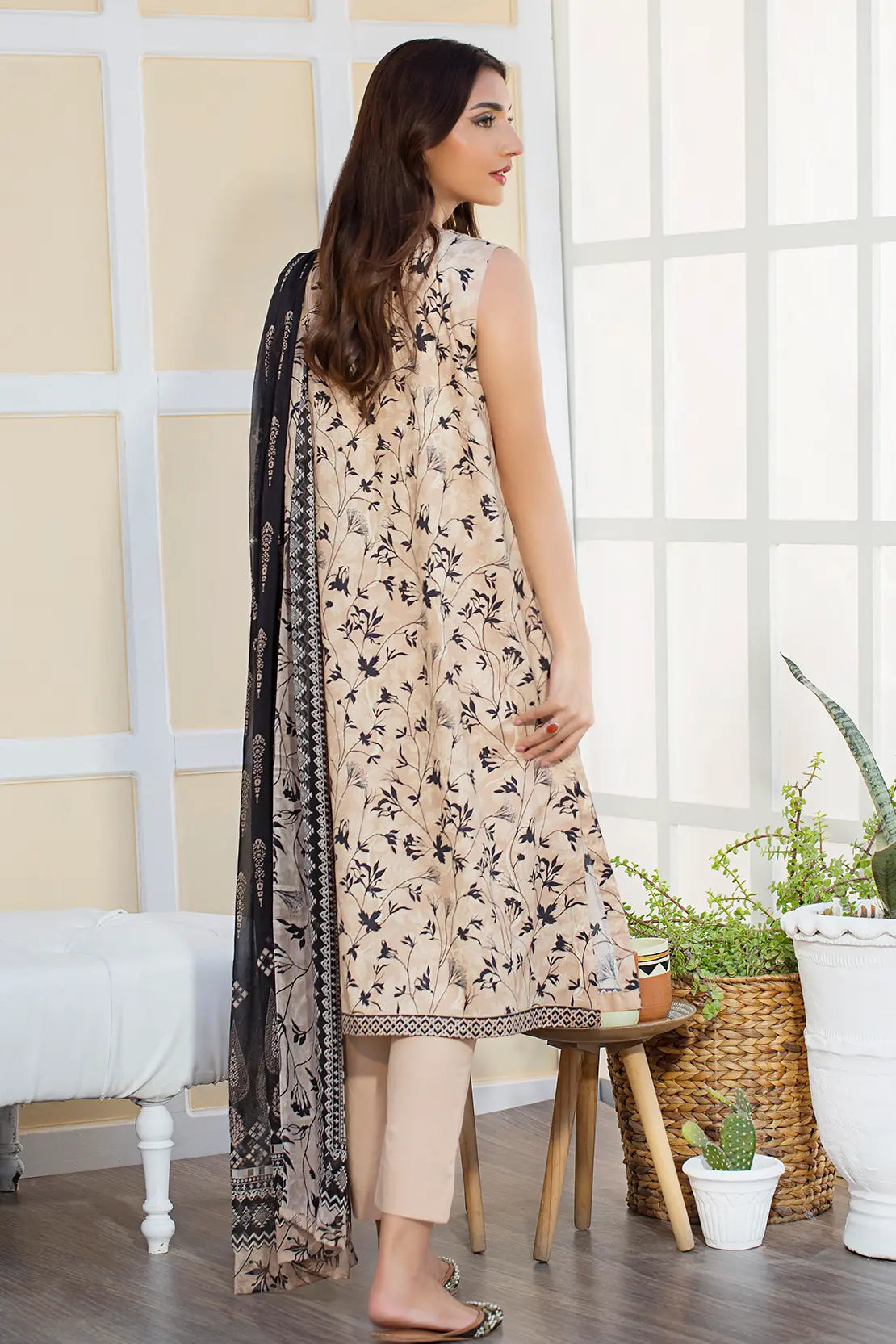 3 Piece - Luxury Printed Cambric - 8129
