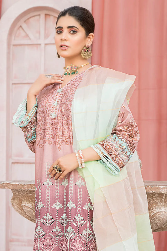 3 Piece – Embroidered Lawn -6848