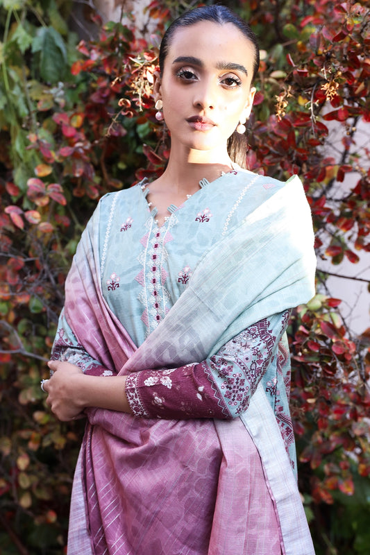 3 Piece - Premium Embroidered Linen - 0091