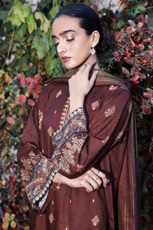 3 Piece - Premium Embroidered Linen - 0095