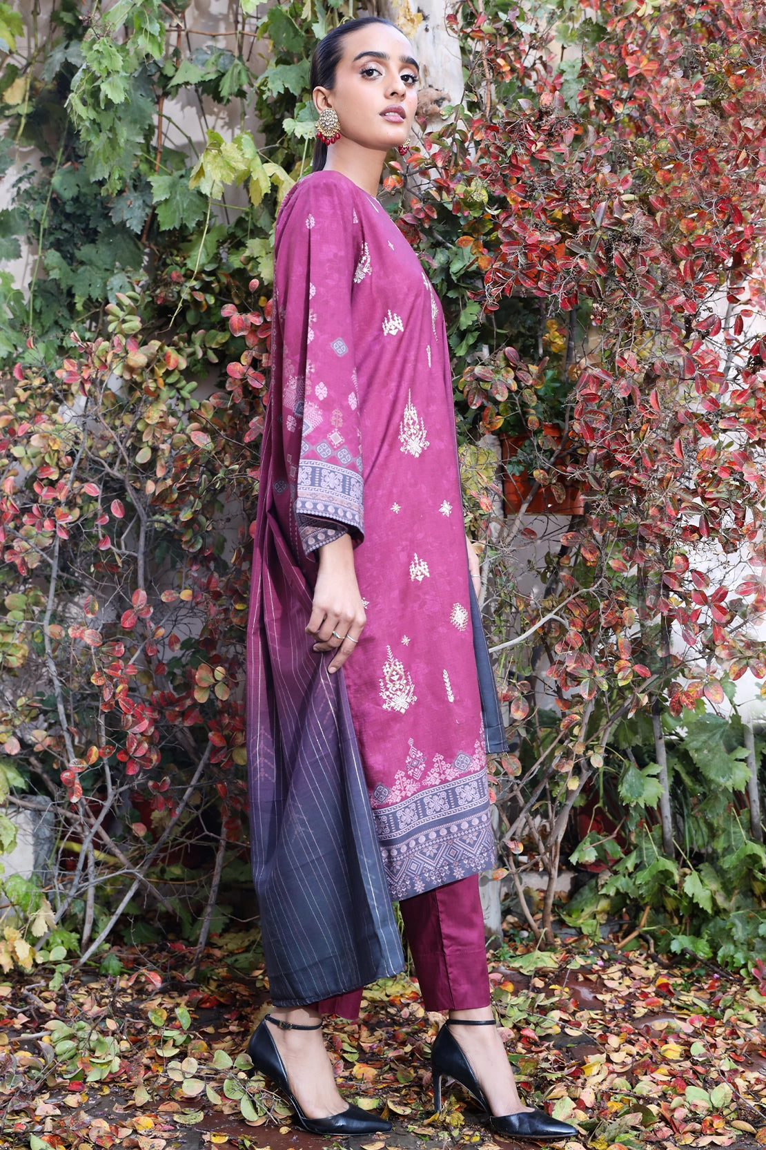 3 Piece - Premium Embroidered Linen - 0099