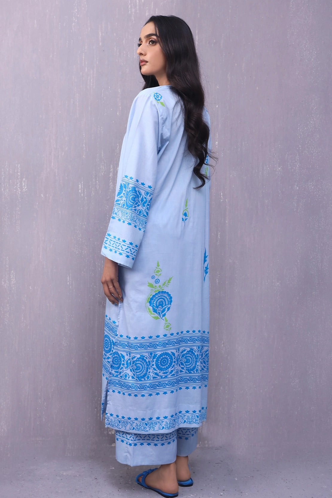 Stitched 2 Piece - Digitally Printed Lawn - 1026