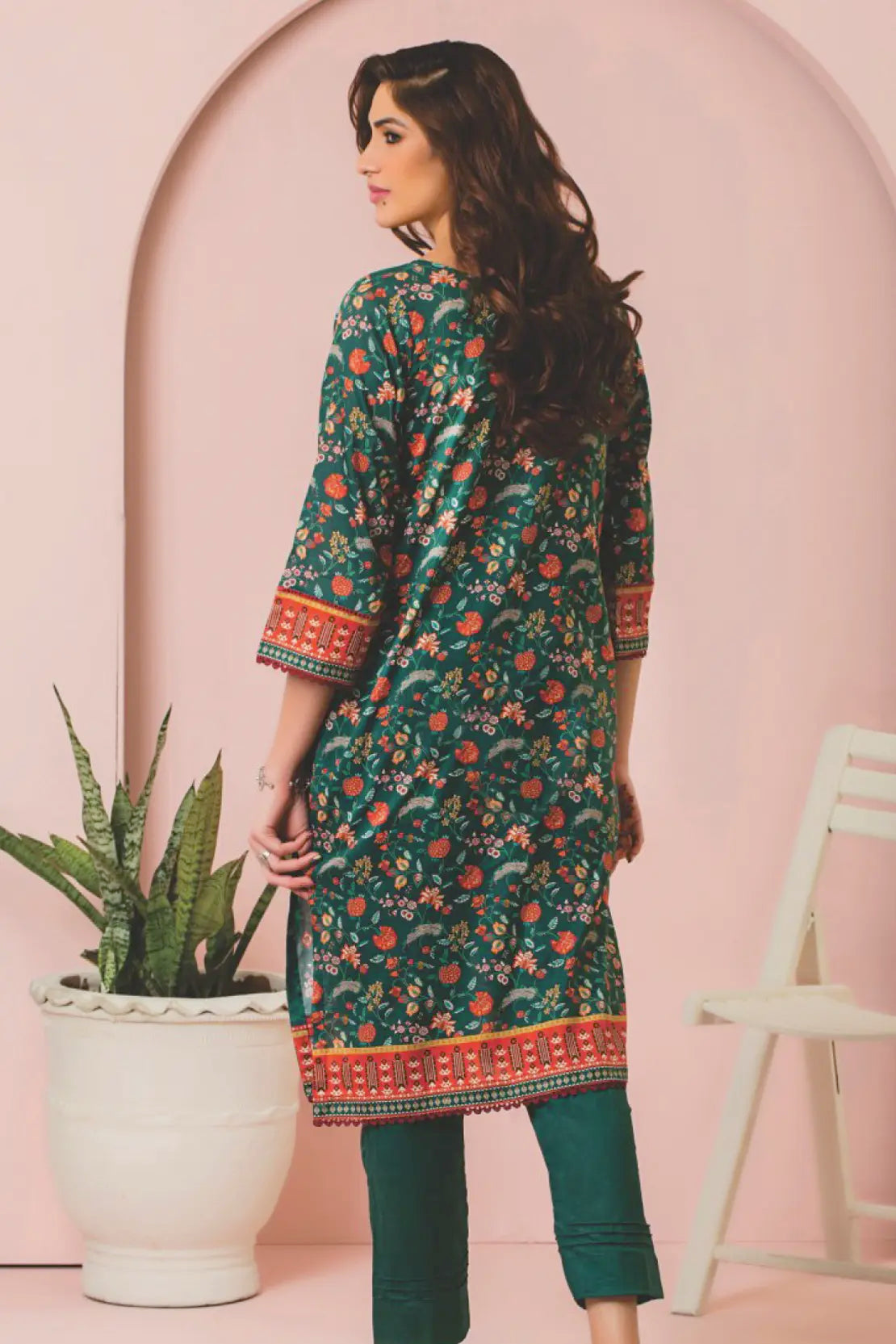2 Piece - Rocco Digitally Printed Lawn - 8042