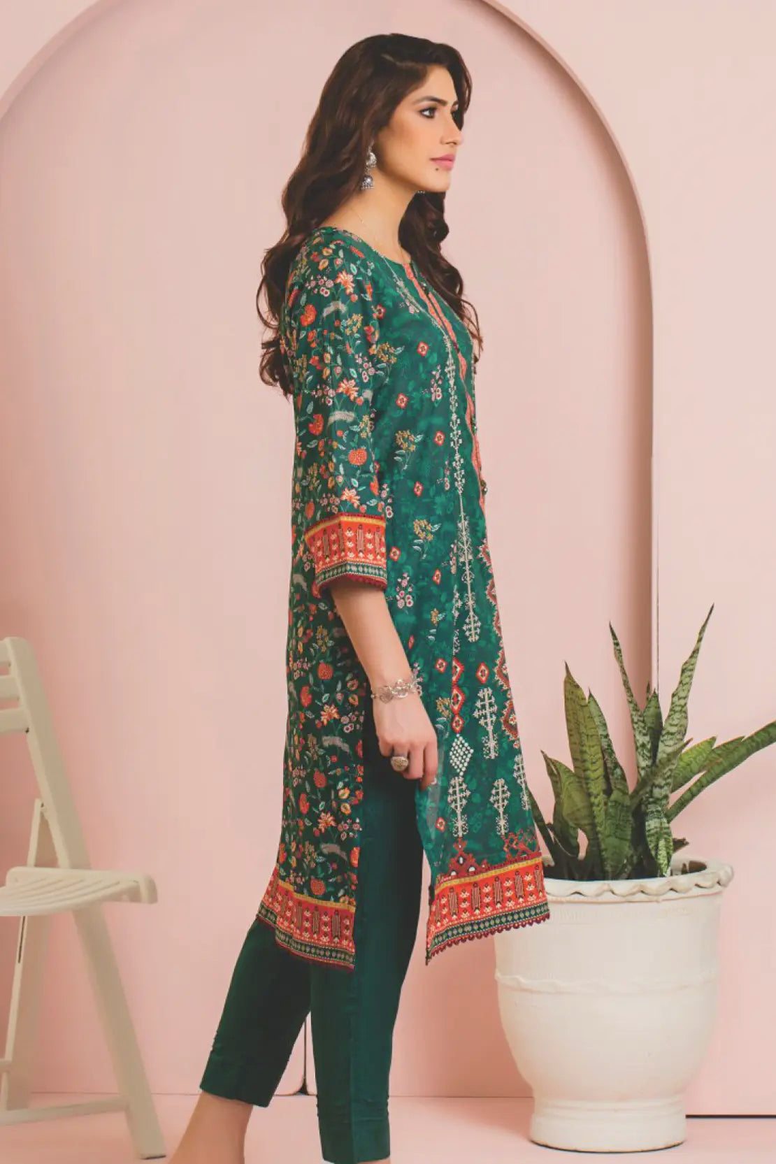 2 Piece - Rocco Digitally Printed Lawn - 8042