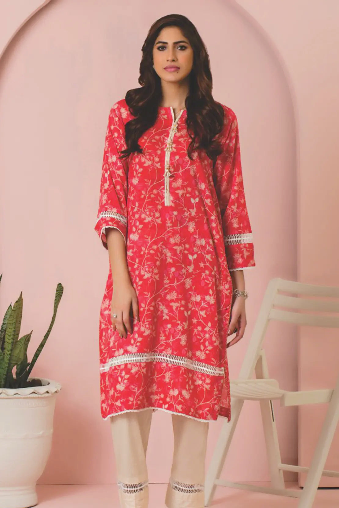 2 Piece - Rocco Digitally Printed Lawn - 8046