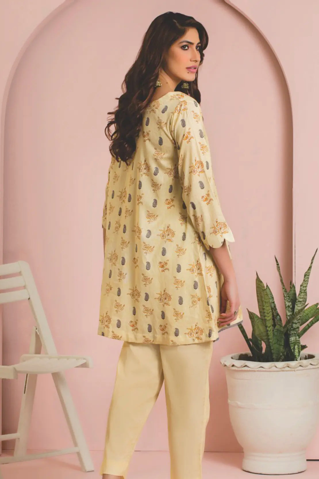 2 Piece - Rocco Digitally Printed Lawn - 8047