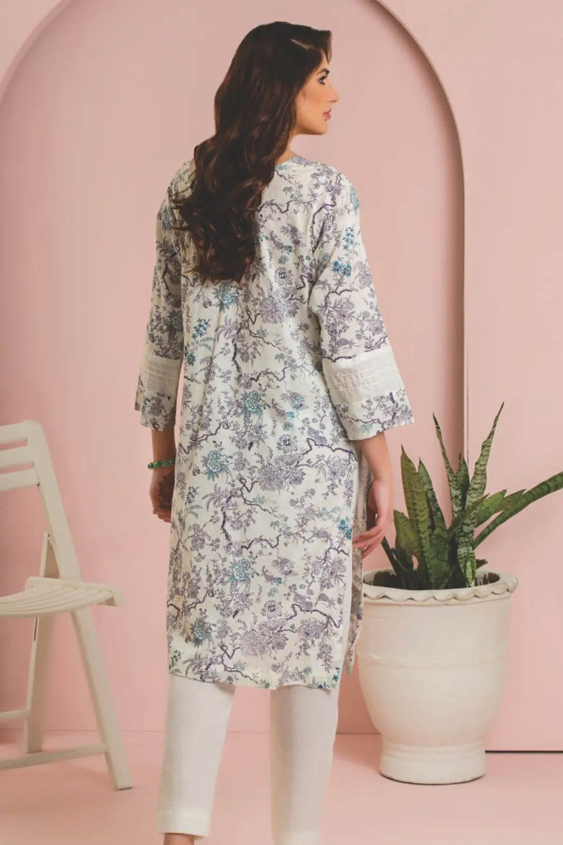 2 Piece - Rocco Digitally Printed Lawn - 8048