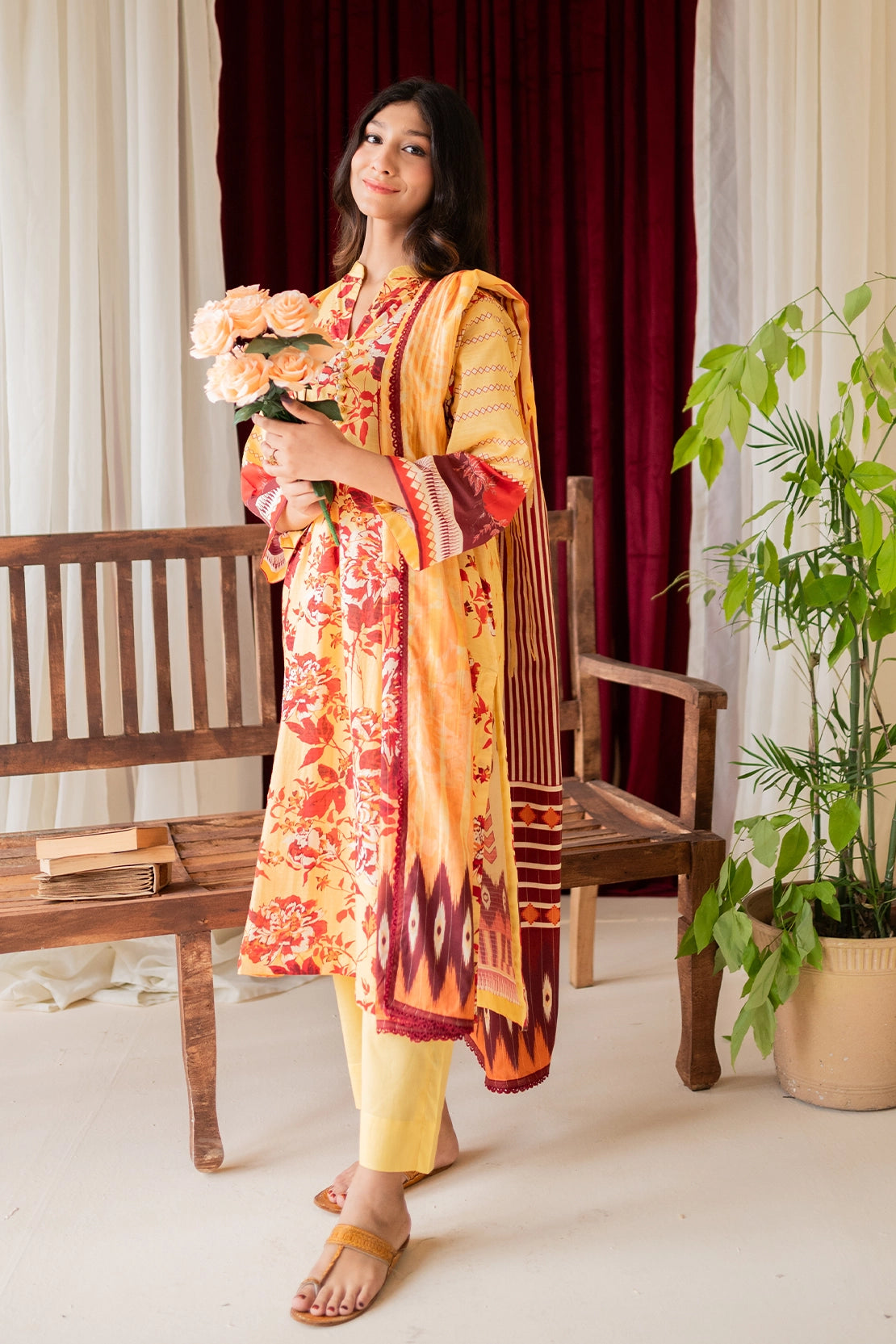 3 PIECE - DIGITALLY PRINTED LAWN - 001
