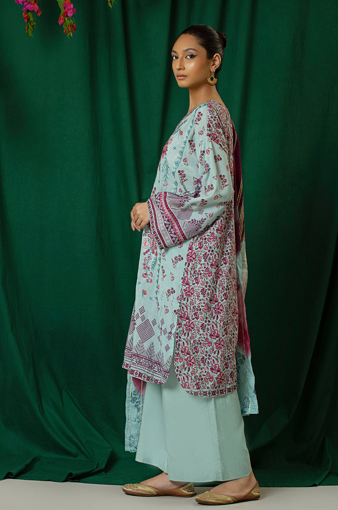 3 Piece - Embroidered - 8324