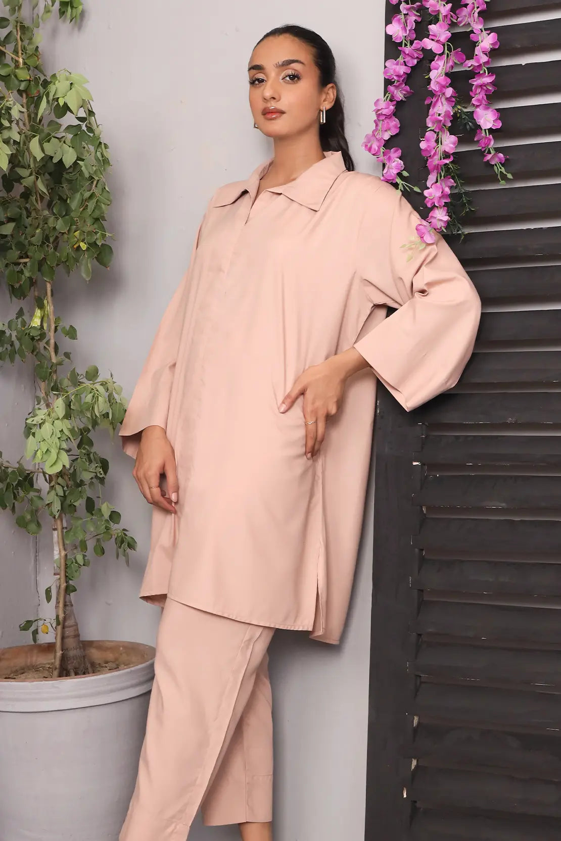 Stitched 2 Piece – Solid Co-ord – 1015