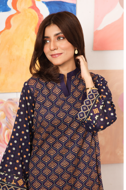 3 PIECE - DIGITALLY PRINTED PREMIUM LAWN - 2533