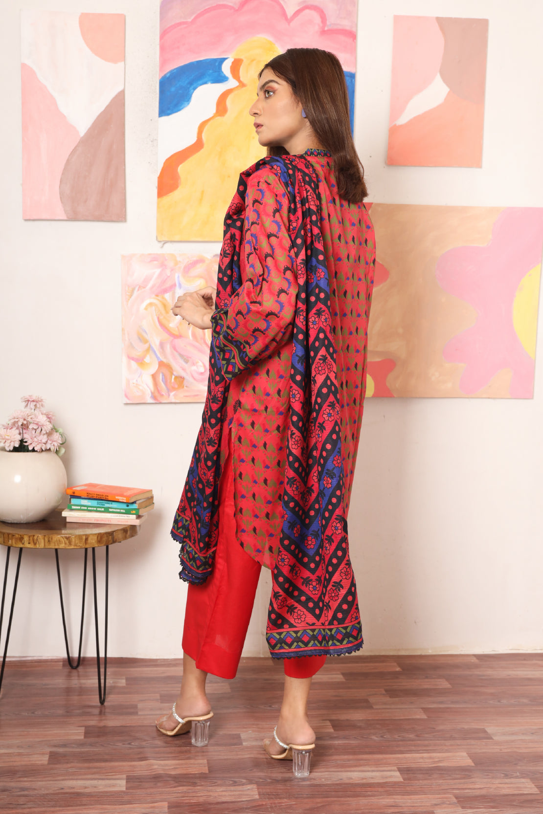 3 PIECE - DIGITALLY PRINTED PREMIUM LAWN - 2537